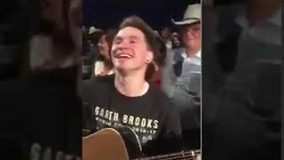 Garth Brooks Gives His Guitar to Deserving Fan During Concert