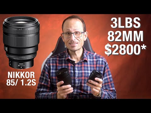 Nikon 85mm F1.2S Z Lens