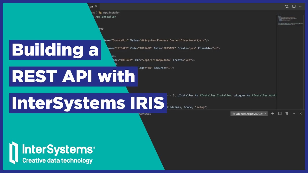 Building a REST API with InterSystems IRIS