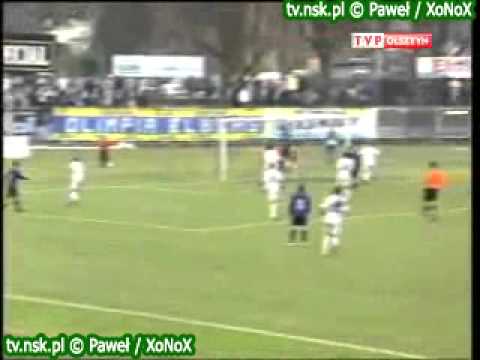 tv.nsk.pl 2011-11-19 Olimpia Elbląg - Zawisza Bydgoszcz 0-3 (0-1) bramki relacja