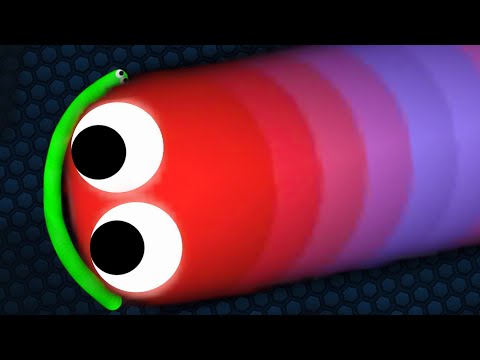 Slither.io Tiny Pro Snake vs Giant Noob Snakes Epic Slitherio Gameplay #14