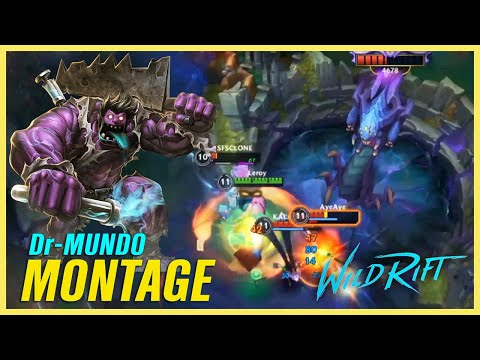 Wild Rift Dr.MUNDO Montage - Best Dr.MUNDO Plays | LoL Wild Rift Montage