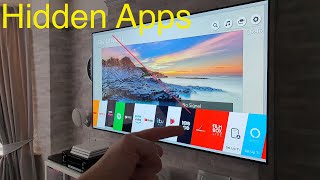 How to access HIDDEN/region specific apps on LG TV