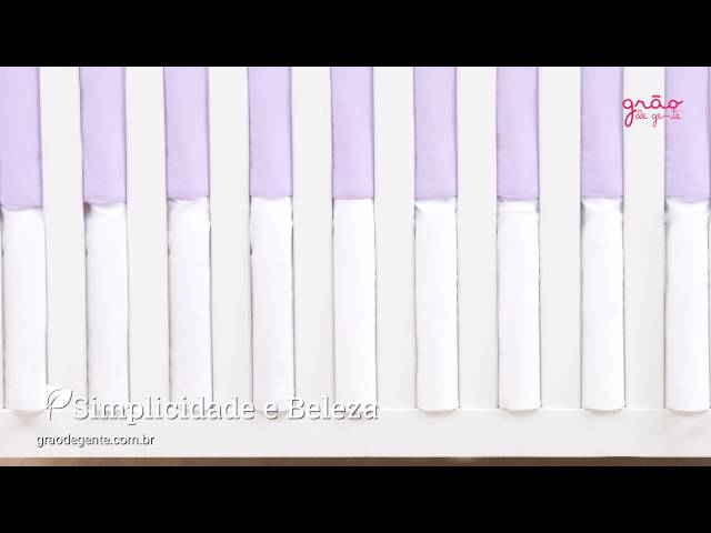 Saia para Berço Bailarina Lilás | Ref: 62839