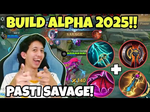 THE MOST PAINFUL ALPHA BUILD OF 2025 GUARANTEED TO BE SAVAGE!! #mlbbidcreator