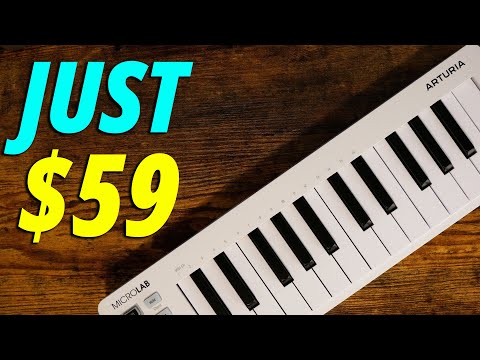 This $59 MIDI controller is EXACTLY What I Wanted (Arturia MicroLab mk3)