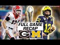 No. 3 Georgia Dominates No. 2 Michigan in CFP Semifinals | CBS Sports HQ