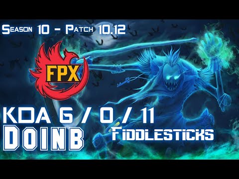 FPX Doinb FIDDLESTICKS vs KARMA Mid - Patch 10.12 KR Ranked