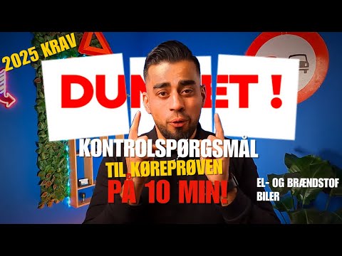🔥 Køreprøve 2025: ALLE Kontrolspørgsmål (El & Benzin) – Bestå Eller Dump! 🚗💨