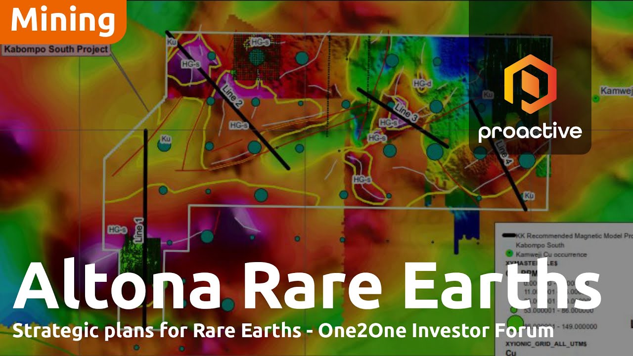 Altona Rare Earths CEO on strategic plans for rare earths - One2One Investor Forum