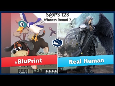 S@PS 123 Ultimate Singles - A | BluPrint(Duck Hunt) vs Real Human(Sephiroth/Terry) Winners R2