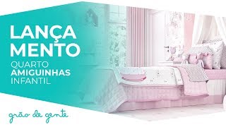 Quarto Infantil Amiguinhas Rosa - Grão de Gente