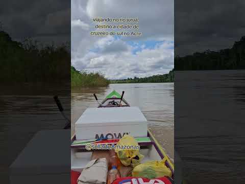 viajando no rio juruá