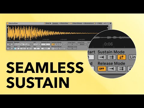 How to sustain a sound infinitely in Ableton’s Sampler!