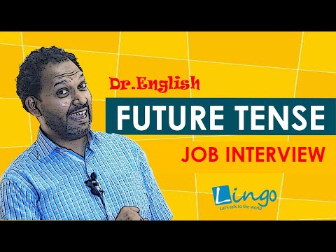Future Tense-topic3-Dr.English|JobInterview|#lingo school of languages#future#futuretense#how#lingo
