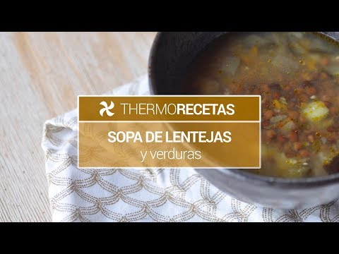 SOPA de LENTEJAS Y VERDURAS 🥣🥦