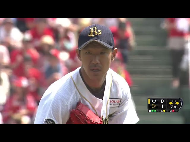 2回表 バファローズ先発・八木 先制点をもらった直後に追いつかれ降板... 2014/5/24 Bs-C