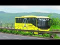 BRILLIANT DRIVING SUPER FAST NEETA BENZ BUS AT BEAUTIFUL LOCATION