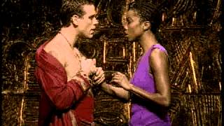 Adam Pascal Shows His Chest to Heather Headley in Elton John&#39;s Broadway Musical &quot;Aida&quot;
