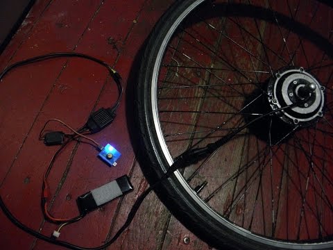 50a esc testing of 28" e-bike wheel on 4S Lipo