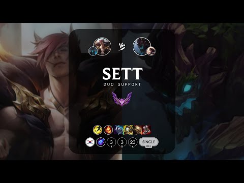Sett Support vs Maokai - KR Master Patch 13.24
