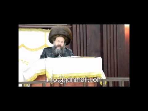 Bobov 45 Rebbe Speaking Chol Hamoed Pesach 5774