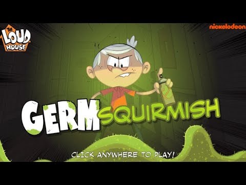 The Loud House - Germ Squirmish [Cartoon Network Games] Video