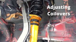 How To Adjust Ride Height On Coilovers// Maxpeedingrods