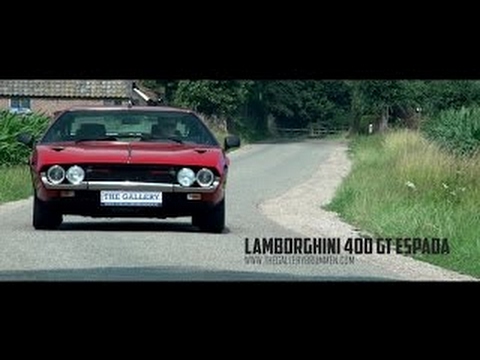 Thumbnail for LAMBORGHINI 400 GT ESPADA 1971 - Full test drive in top gear - V12 Engine sound | SCC TV by Lamborghini 400 GT