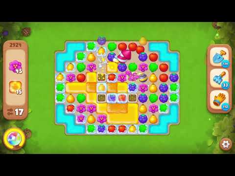 Gardenscapes 2924 Level - 24 moves - NO BooSTERS