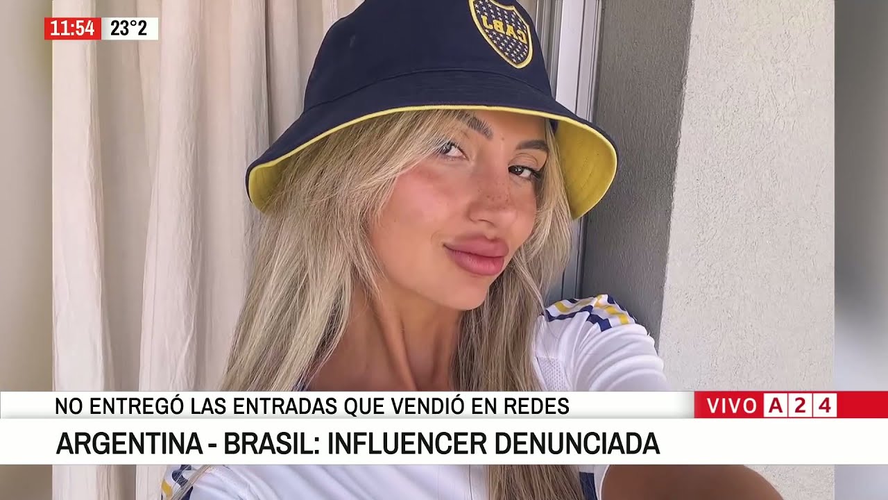 🚨 INFLUENCER DENUNCIADA POR ESTAFA CON ENTRADAS PARA EL PARTIDO ARGENTINA - BRASIL