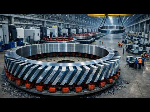17.5m Mega Gear Manufacturing Will Blow Your Mind. Heavy Industry & Industrial Manufacturing Tour