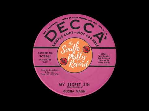 Gloria Mann - My Secret Sin (Decca 1956)