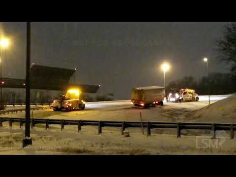 02-17-2021 Nashville, TN - Heavy Snow, Accidents, Stuck Vehicles