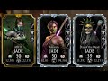 Mortal Kombat Mobile Playing Full Jade Team With MK11 Jade