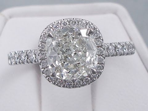 2.00 ctw Cushion Cut Lab Grown Diamond Engagement Ring - BigDiamondsUSA