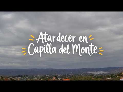 ATARDECER en Capilla del Monte | Cámara en Directo | Dique el Cajón.
