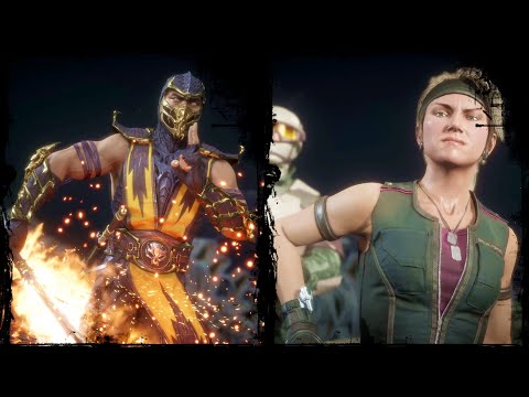 Scorpion v Sonya Blade - Dialogues - Mortal Kombat 11 Ultimate