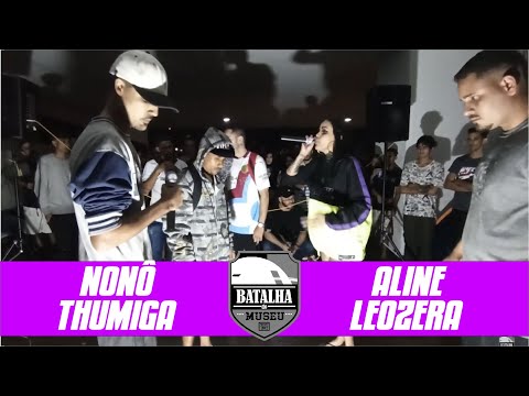 (PEGOU FOGO🔥) NONÔ & THUMIGA x ALINE & LEOZERA - Batalha do Museu 414 (Semifinal)