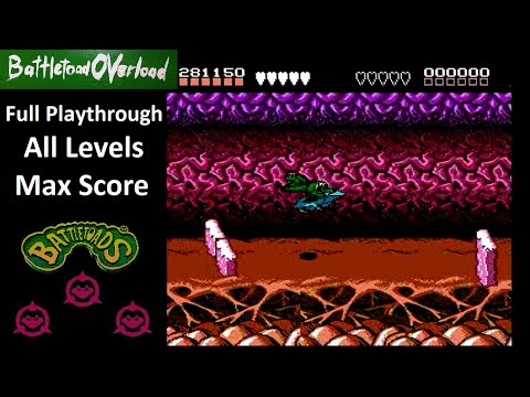 Battletoads Playthrough - All Levels - Max Score