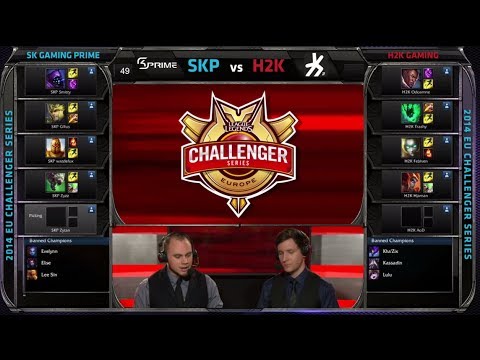 H2k-Gaming (ex-Cloud 9 Eclipse) vs SK Gaming Prime | Game 2 QuarterFinals EU Challenger Summer 2014