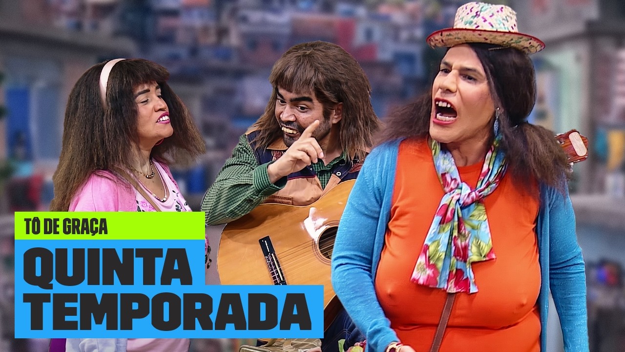 Graça, Briti, Vilso, Maico e mais nos MELHORES MOMENTOS da 5ª TEMPORADA! | Aquecimento Tô de Graça