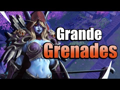 Grenade Saves! Ana and Sylvanas Run it Down - Heroes of the Storm w Kiyeberries