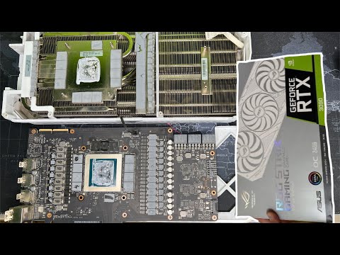 Asus Rog Strix 3090 Thermal Pads Replacement & Upgrade