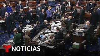 El plan de alivio sale adelante en el Senado | Noticias Telemundo