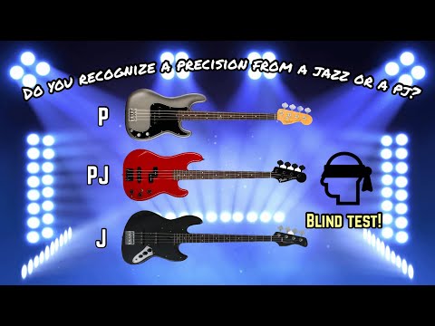 Fender Precision bass vs Jazz bass vs PJ bass: do they all sound the same? / Blind Test
