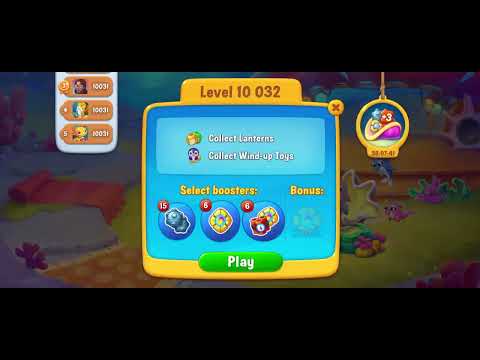 @Fishdom Level 10030 - Special Level 10033 Challenge