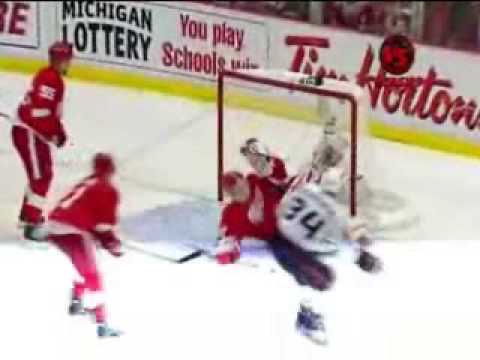 Chris Osgood Amazing Save - WC/SF G7 - 2009 NHL Playoffs