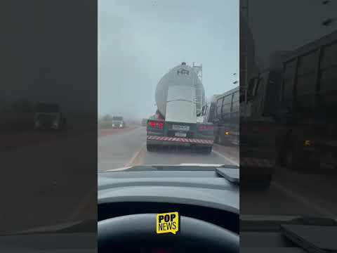 Vídeo alerta para situação perigosa na BR-265 próximo a Conceição da Barra de Minas