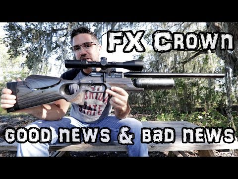 FX Crown .25 Air Rifle + Accuracy TEST - 50 & 100 Yards + FULL REVIEW - Regulated PCP Airgun
